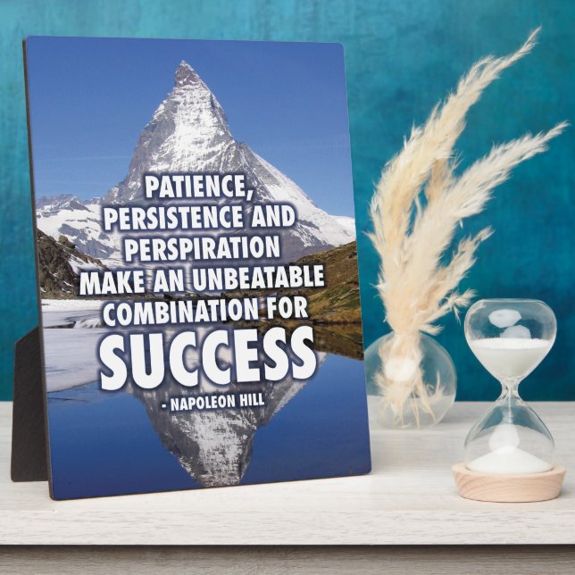 Plaque Photo SUCCÈS - Motivation (Côté)