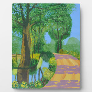 Plaque Photo Summer Path
