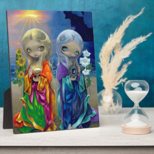 Plaque Photo "Sun Child and Moon Child"