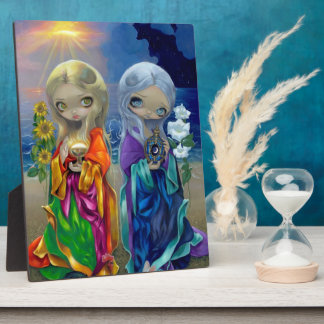 Plaque Photo "Sun Child and Moon Child"