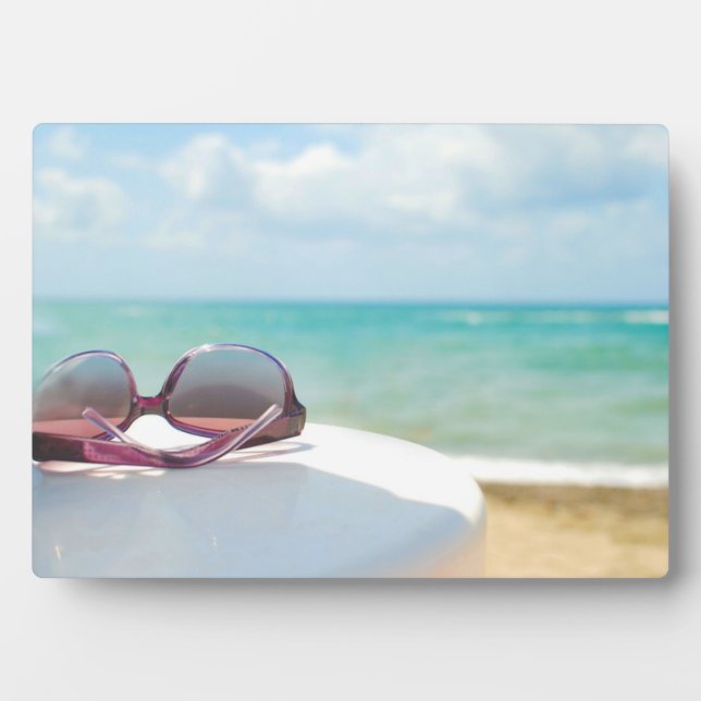 Plaque Photo Sung At Beach (Devant)