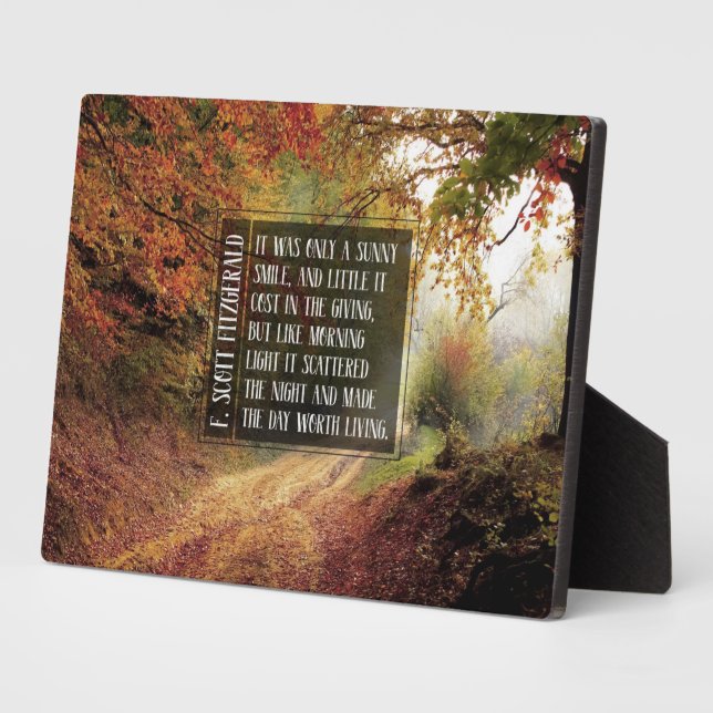 Plaque Photo Sunny Smile (Côté)