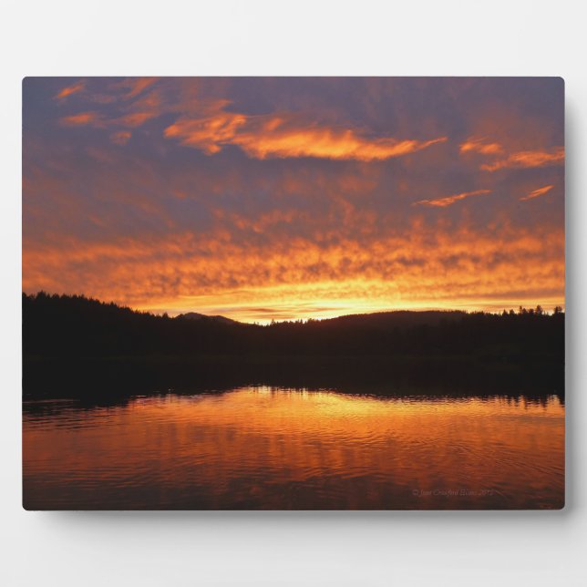 Plaque Photo Sunset (Devant)