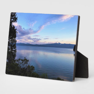 Plaque Photo Sunset at Crescent