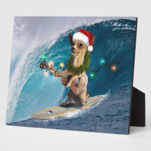 Plaque Photo Surfing de Christmas