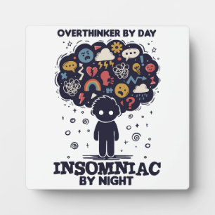 Plaque Photo Surpenseur le jour, insomniaque la nuit