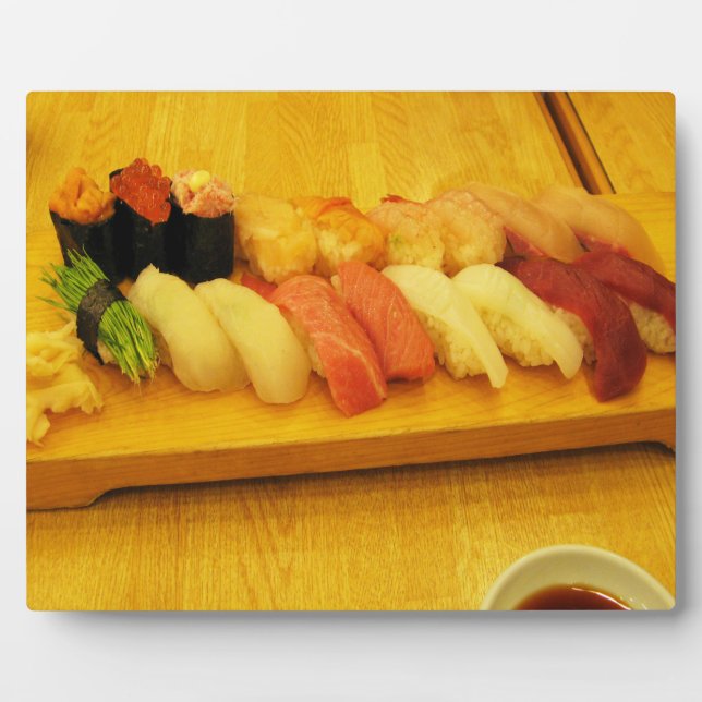Plaque Photo Sushi 寿 司 (Devant)