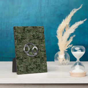 Plaque Photo Symbole du cancer du zodiaque sur la caméra numéri