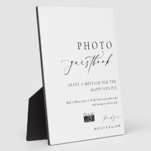 Plaque Photo Symbole du livre d'or de la photo Ellesmere Modern