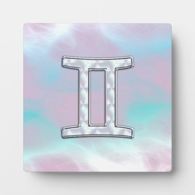 Plaque Photo Symbole Gemini Zodiac (Devant)