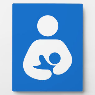 Plaque Photo Symbole international d'allaitement