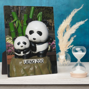 Plaque Photo SYMBOLE Panda DU Zoo D'Ueno