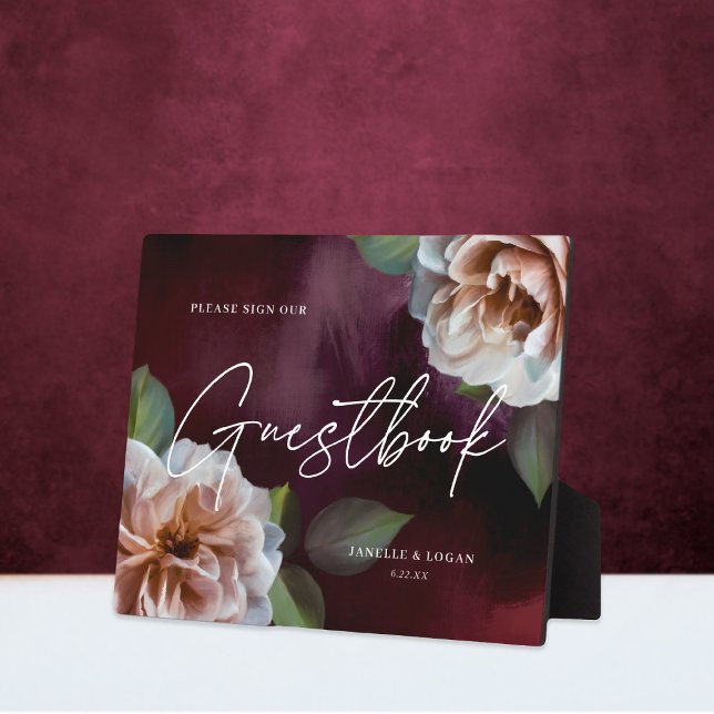 Plaque Photo Symbole romantique de mariage de minuit dans le ja (Créateur téléchargé)