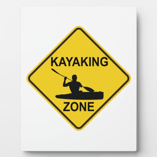 Plaque Photo SYMBOLE ROUTIER DE Kayak (Devant)