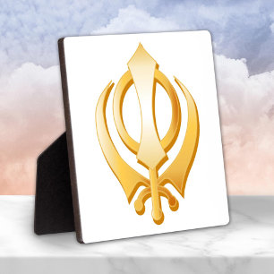 Plaque Photo Symbole sikh