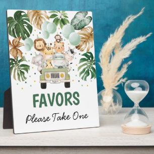 Plaque Photo Symbole Tropical Safari Animaux Sauvages Un Décor