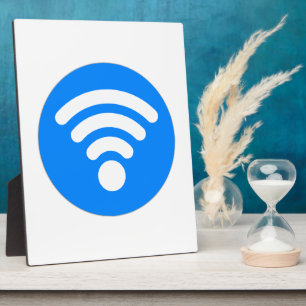 PLAQUE PHOTO SYMBOLE WIFI