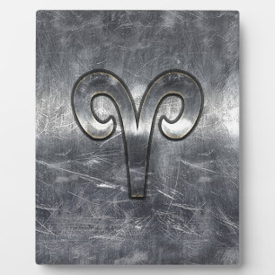 Plaque Photo SYMBOLE Zodiaque Aries Style industriel