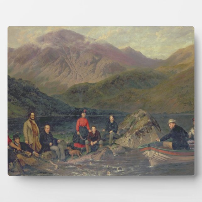 Plaque Photo T7833 Pêche à Haweswater (Devant)