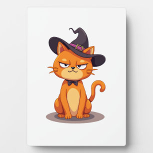 Plaque Photo T-Shirt Chat Halloween Kitty Citrouille de Jack Ch