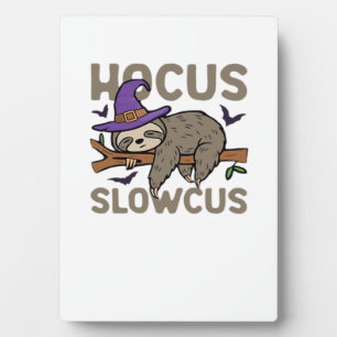 Plaque Photo T-shirt classique drôle de paresseux d'Halloween H