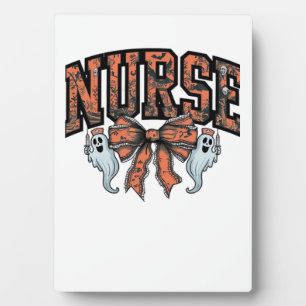 Plaque Photo T-Shirt Classique Halloween Infirmière Effrayante