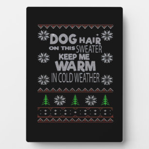 Plaque Photo T-shirt essentiel Sweat de Noël à poils de chien