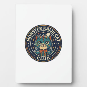 Plaque Photo T-shirt graphique Monster Kaiju Cat - Art Monster 