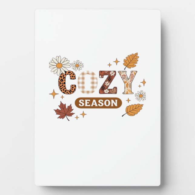 Plaque Photo T-Shirt Oversized Saison Cozy (Devant)