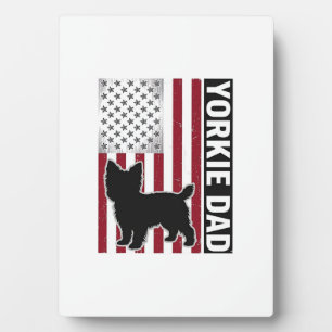 Plaque Photo T-shirt pour chien avec gravure vintage patriotiqu
