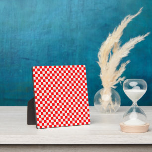Plaque Photo Tableau de bord classique rouge et blanc par STayl