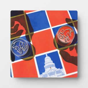 Plaque Photo Tableau de contrôle des élections