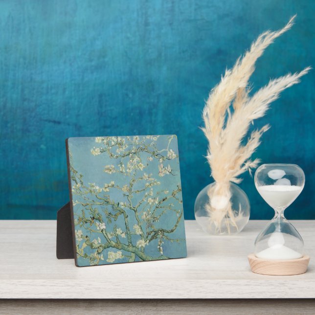 Plaque Photo Tableau des fleurs d'amandes de Van Gogh (Insitu)