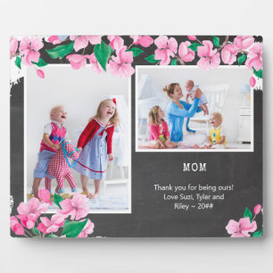 Plaque Photo Tableau photo Maman et Fleur de Cerisier 2 Photo