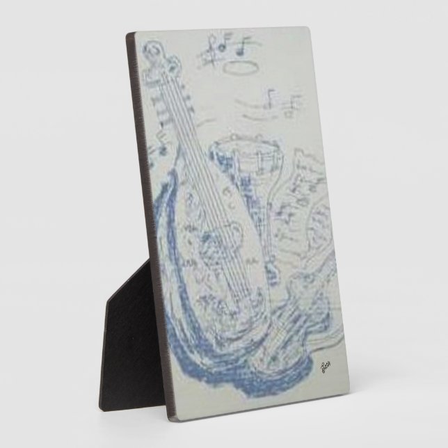 Plaque Photo Tabletop Easel : Instruments grecs (Côté)