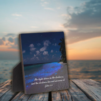 Plaque Photo Tabletop Tropical Faith