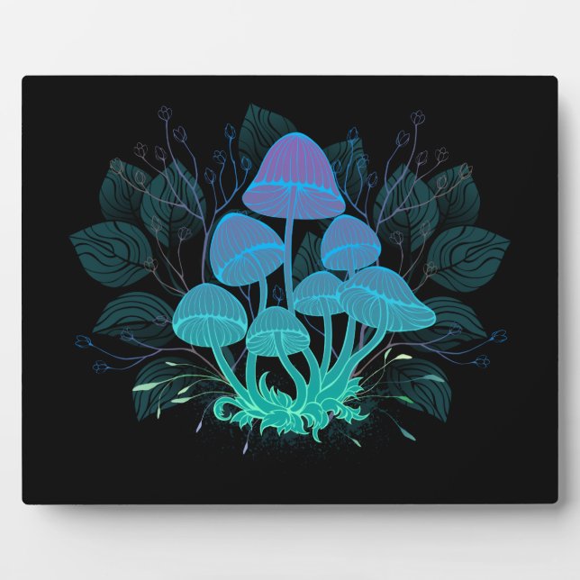 Plaque Photo Tabourets dans Bushes (Devant)