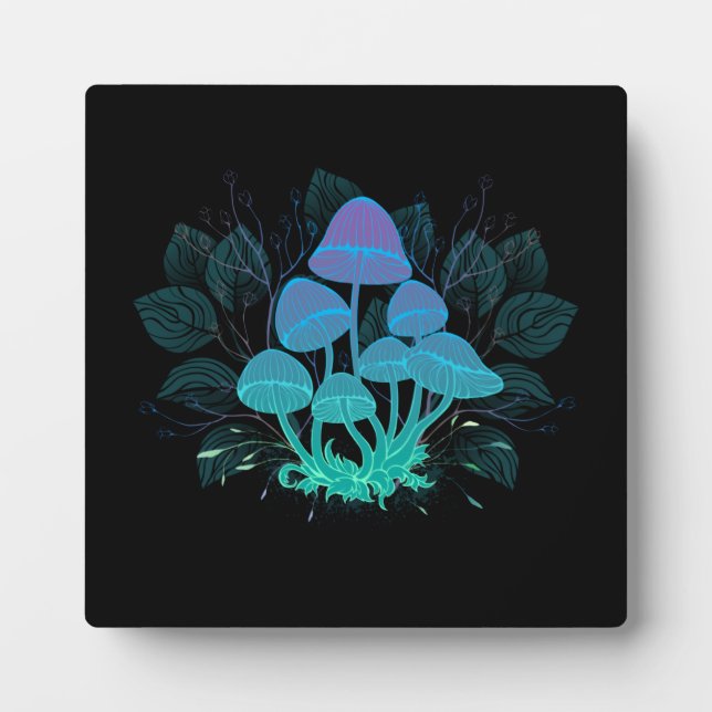 Plaque Photo Tabourets dans Bushes (Devant)