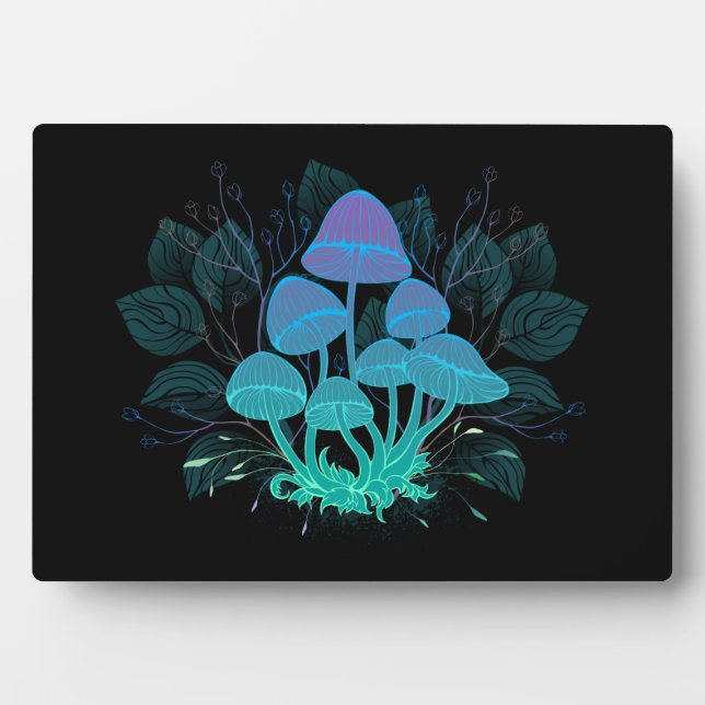 Plaque Photo Tabourets dans Bushes (Devant)