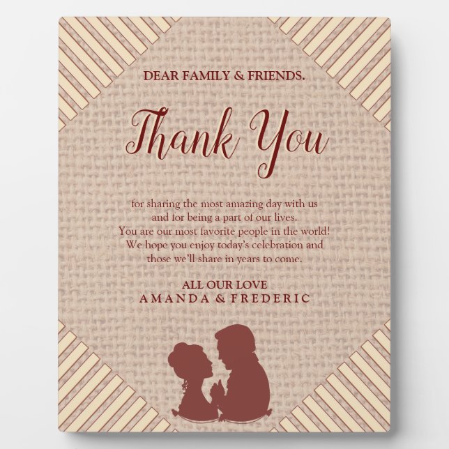 Plaque Photo Tan - Marsala Vin & torsion de teintes texture (Devant)