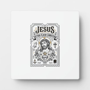 Plaque Photo Tatouage flash Jésus Christianisme Tatouage flash 