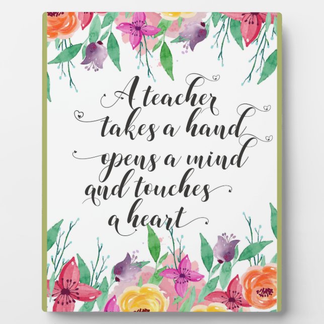 Plaque Photo Teacher welcome sign Teacher back to school gift (Devant)