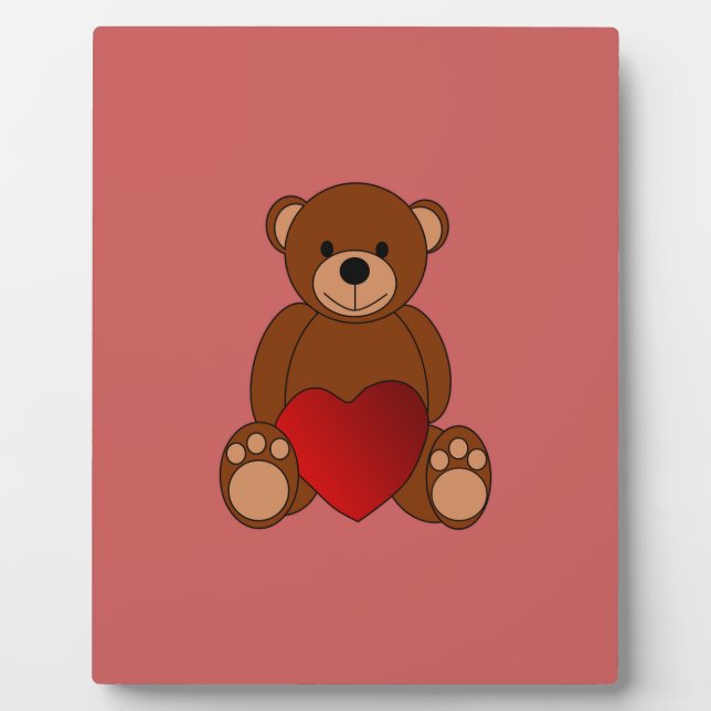 Plaque Photo Teddy Love (Devant)