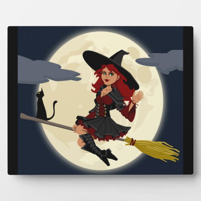 PLAQUE PHOTO TÉMOIN HALLOWEEN REDHEADED (Devant)