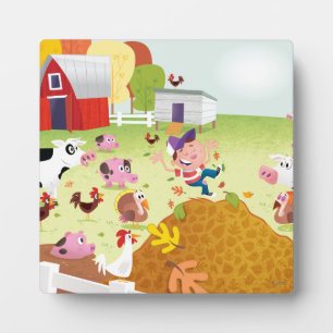 Plaque Photo Temps de comptage - Ferme