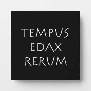 Plaque Photo Tempus edax rerum