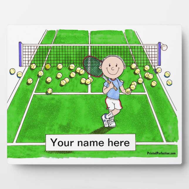 Plaque Photo Tennis Male (Devant)