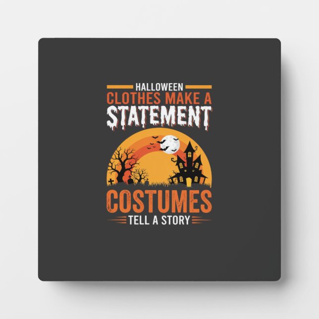 Plaque Photo Tenues de Halloween Déclaration Conception de Mais (Devant)