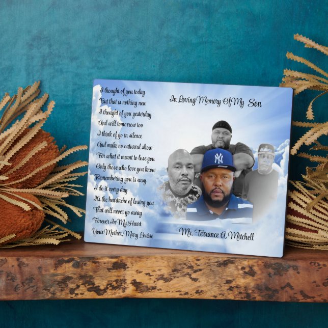 Plaque Photo Terrance mitchell (Côté)