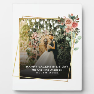Plaque Photo Texte de citation d'amour simple pour photo de cou